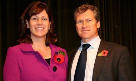 Claire Perry with Clayton Perry